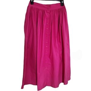 Vintage Button Front Maxi Skirt